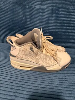 Jordan Neutral Gray and White Casual Sneakers men